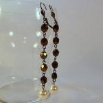 Long Earrings - White And Black, Pearls,..